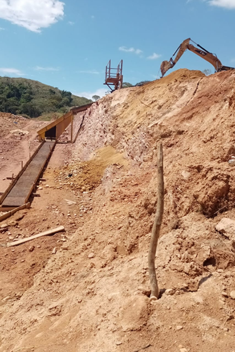 Primary access road completed